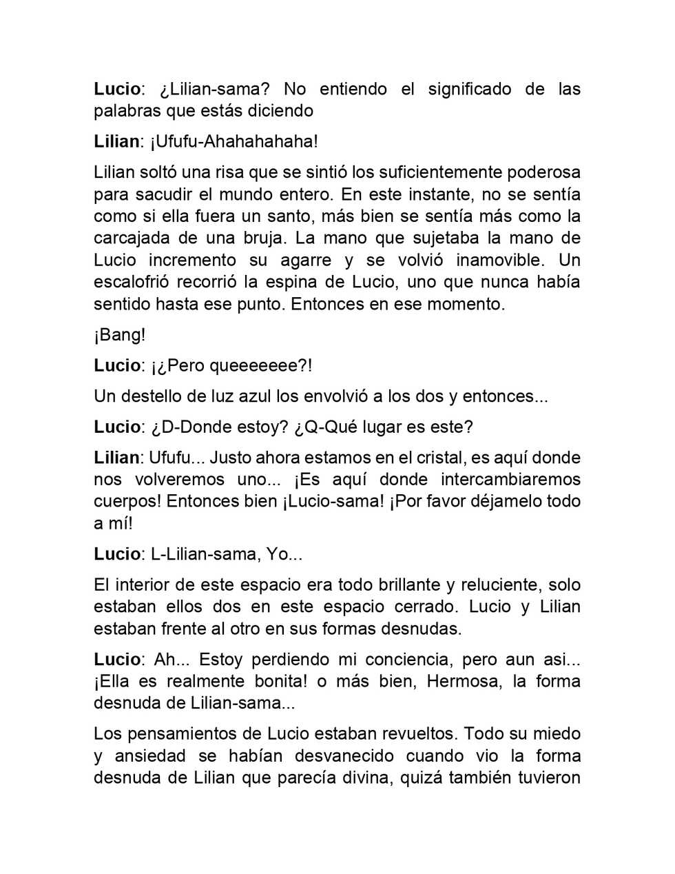 [Gozen Shichiji no Awase Kagami] Seikishi no Haiboku ~Mesuniku no Ori~ | La sumisión del caballero sagrado - Atrapado en un cuerpo de puta [Spanish] - Page 26