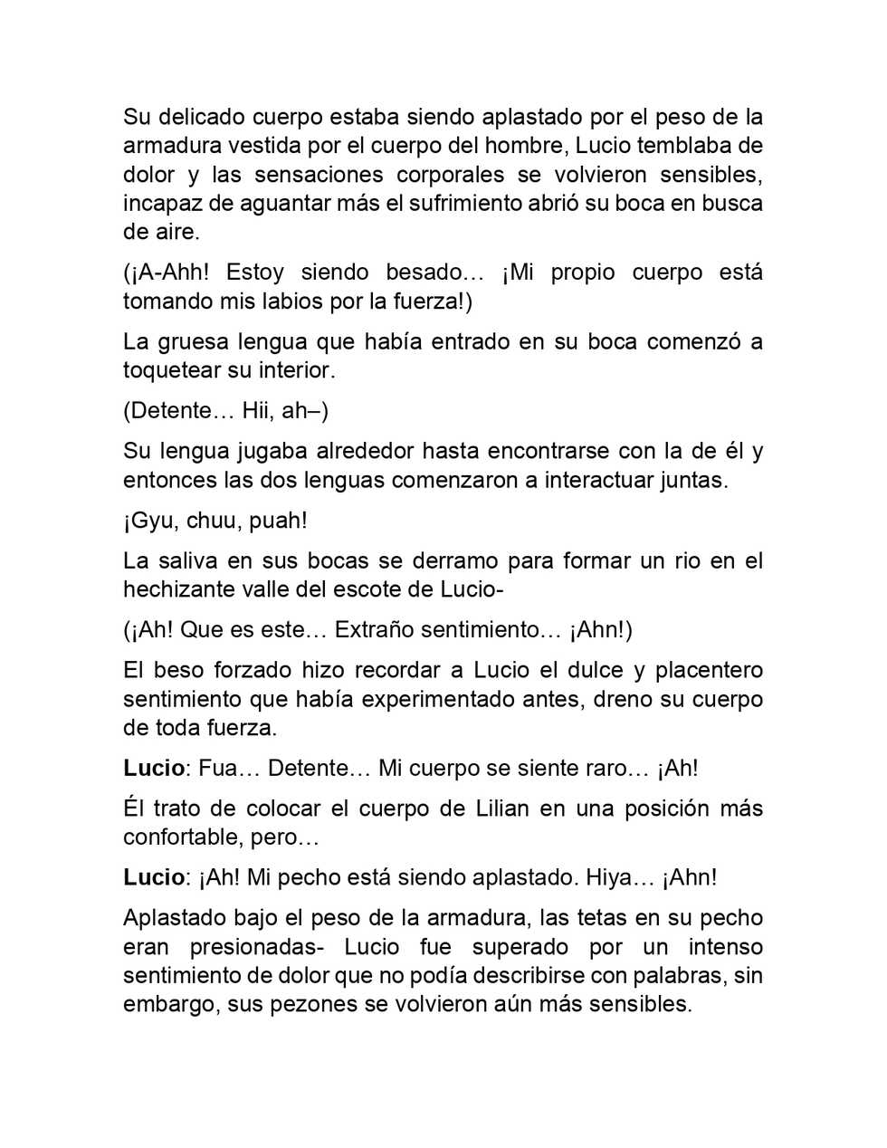 [Gozen Shichiji no Awase Kagami] Seikishi no Haiboku ~Mesuniku no Ori~ | La sumisión del caballero sagrado - Atrapado en un cuerpo de puta [Spanish] - Page 35