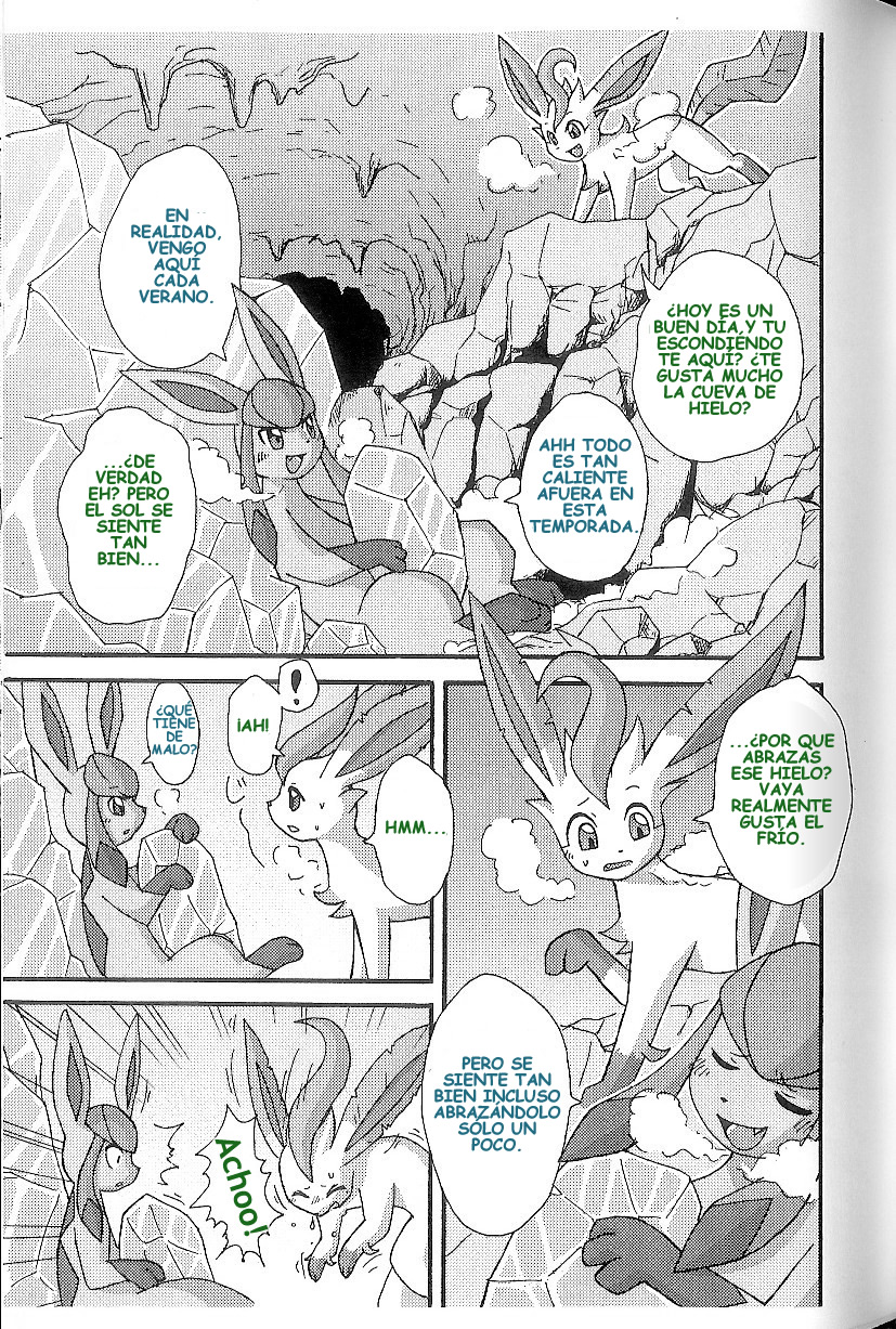 (C74) [Mikaduki Karasu] Hyouketsu-Yasai | Flora Congelada (Pokémon) [Spanish] [Red Fox Makkan] - Page 3