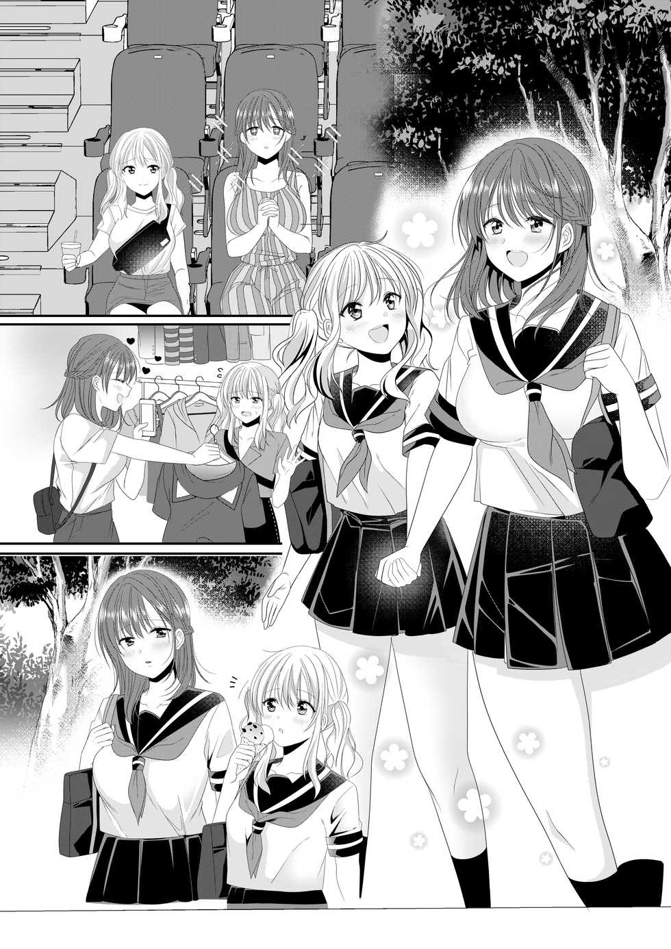 [No Such Agency (Sinogi Asa)] Osananajimi wa Nikushoku-kei!? Kyou kara Shinchousa Yuri-ple - Page 27