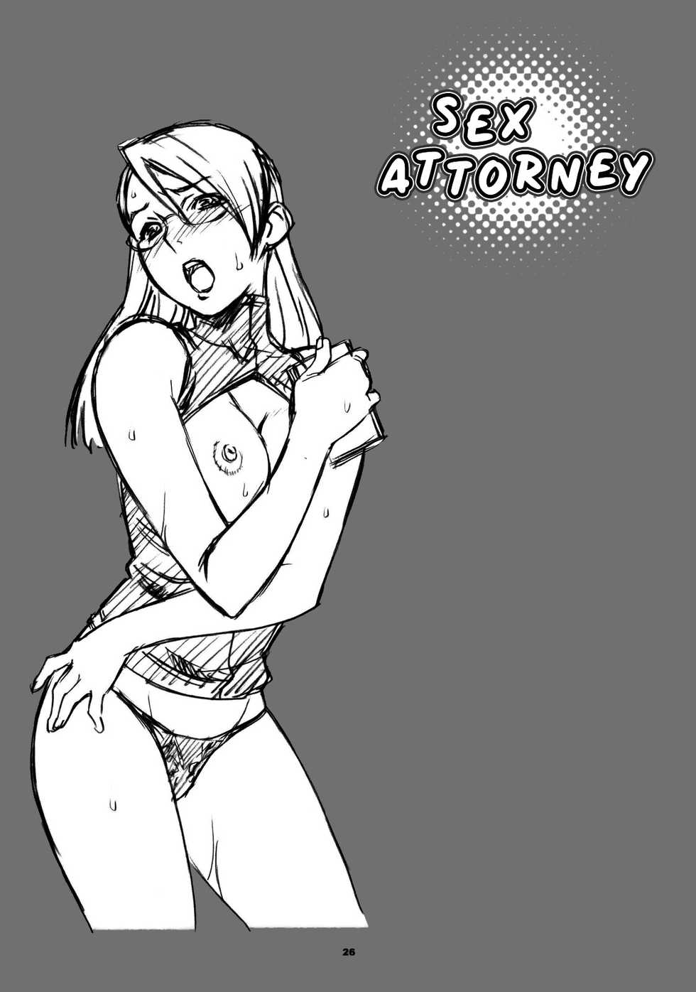 (SC32) [Wagamama Dou (Syowmaru, NIO)] Gyakuten Shaiban | SEX ATTORNEY (Ace Attorney) [French] [Decensored] - Page 26