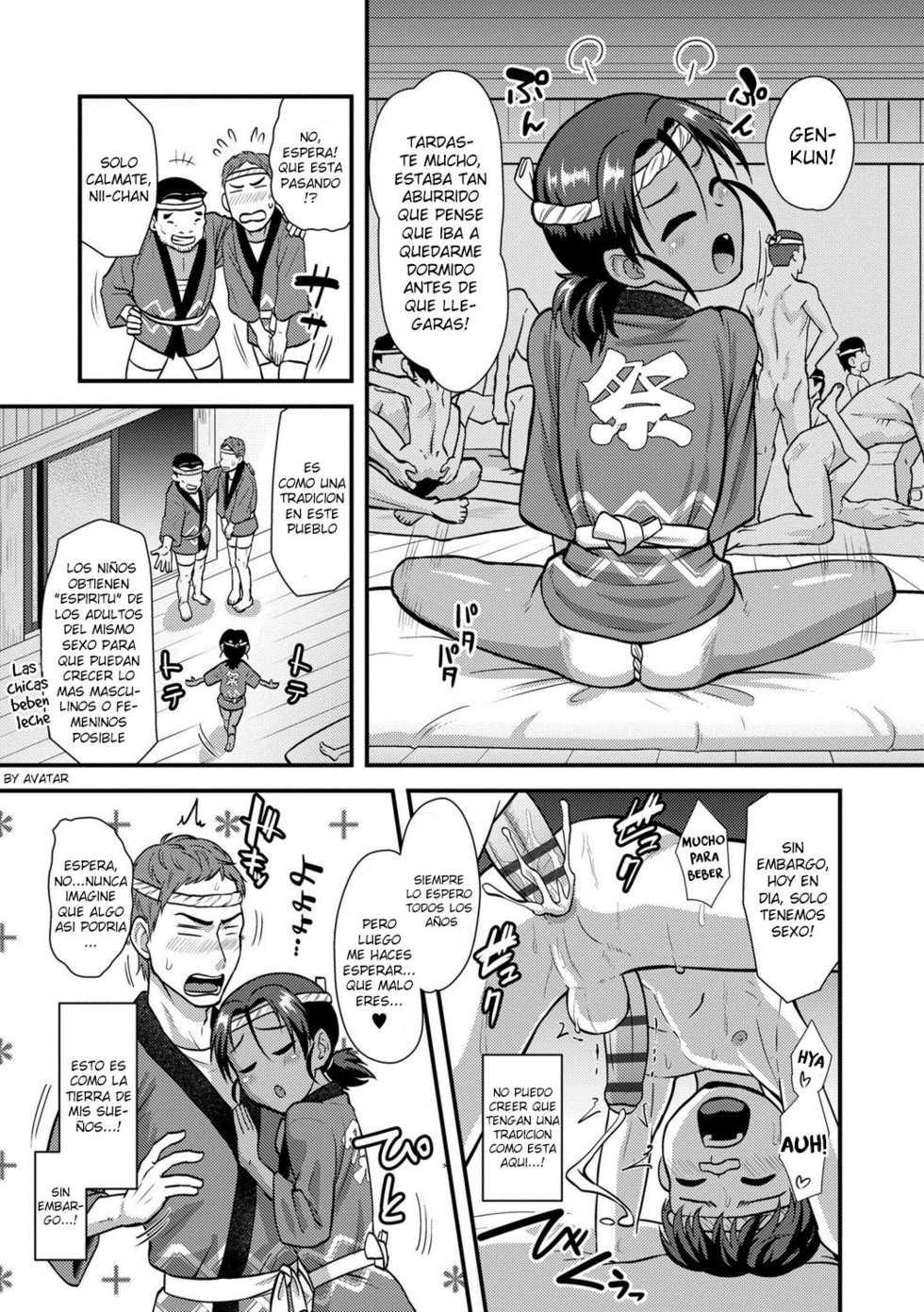 [Nagi Ichi] Matsuri de Ranchiki Donjarahoi (Kappatsu Shounen Kanshasai) [Spanish] [TrapFansub] [Digital] - Page 5
