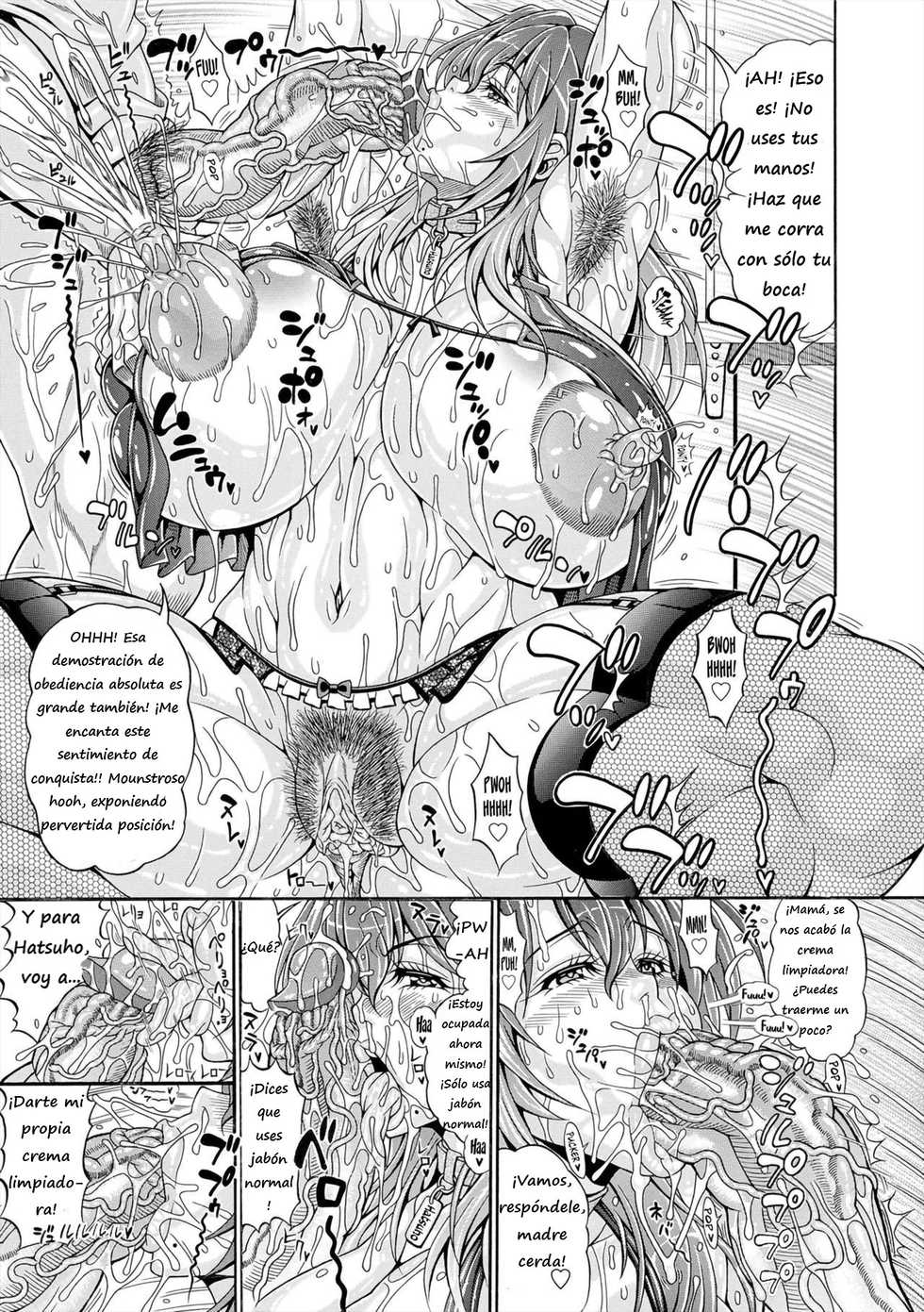 [Andou Hiroyuki] Hatsuho no Onegai (Pakopako Bitch ~Megamori! Mashimashi! Dosukebe Niku~) [Spanish] [milkoc3] [Decensored] - Page 15