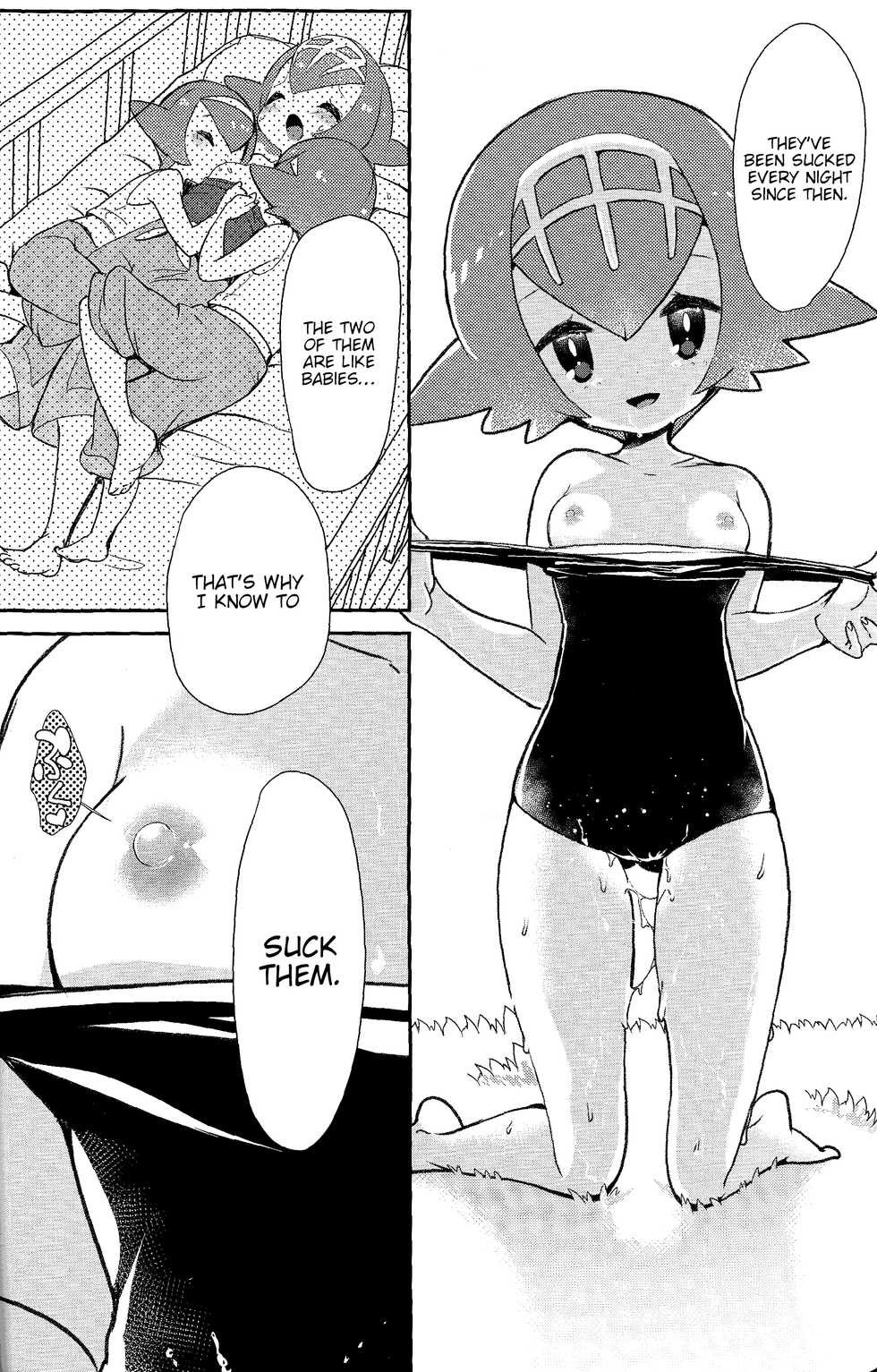 (C94) [chori (Mokki)] TROPICAL HARMONY (Joshi Trainer x Joshi Trainer = Kawaii) (Pokémon Sun and Moon) [English] [tabibit0] - Page 6