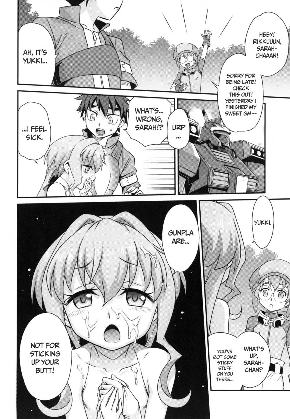[Studio Tar (Kyouichirou)] Sara-chan de Mass-Diver!! | Mast-diving with Sarah-chan!! (Gundam Build Divers) [English] [Hige&HGnF] [Digital] - Page 8