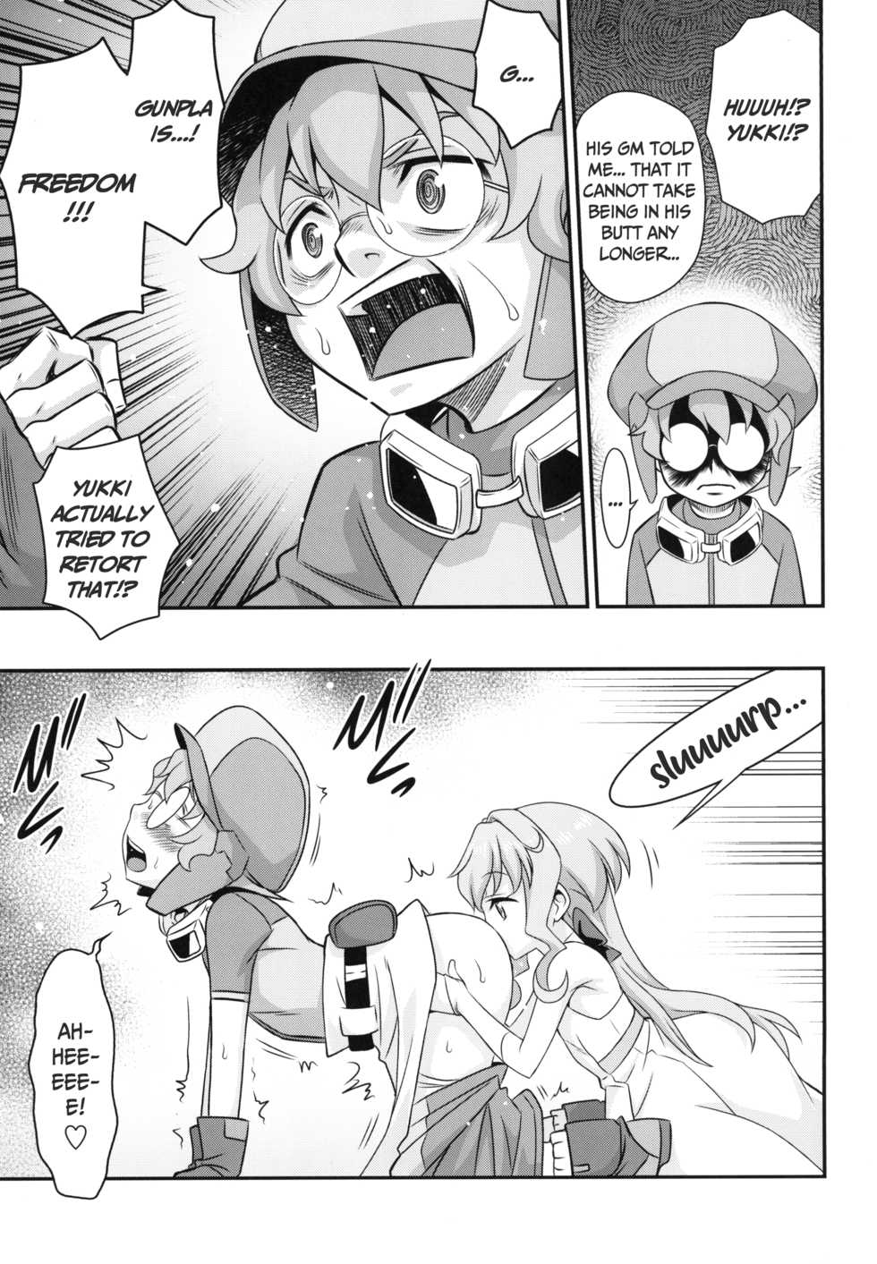 [Studio Tar (Kyouichirou)] Sara-chan de Mass-Diver!! | Mast-diving with Sarah-chan!! (Gundam Build Divers) [English] [Hige&HGnF] [Digital] - Page 9