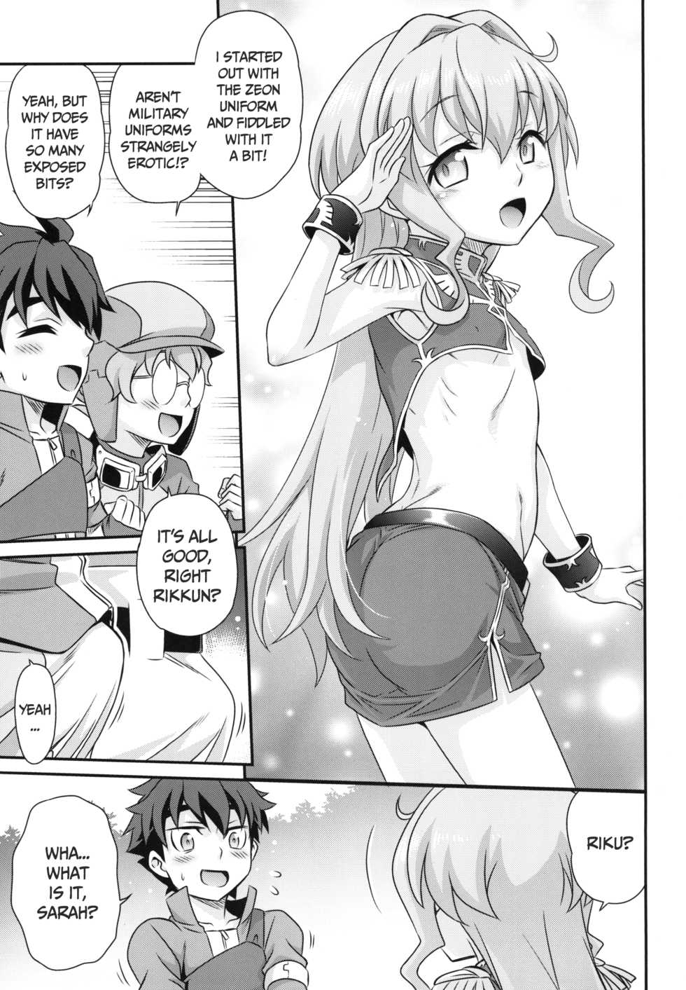 [Studio Tar (Kyouichirou)] Sara-chan de Mass-Diver!! | Mast-diving with Sarah-chan!! (Gundam Build Divers) [English] [Hige&HGnF] [Digital] - Page 13