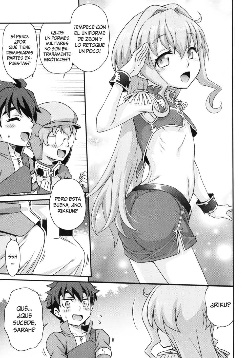[Studio Tar (Kyouichirou)] Sara-chan de Mass-Diver!! | ¡¡Mast-diving con Sarah-chan!! (Gundam Build Divers) [Spanish] [Hige&HGnF] [Digital] - Page 13