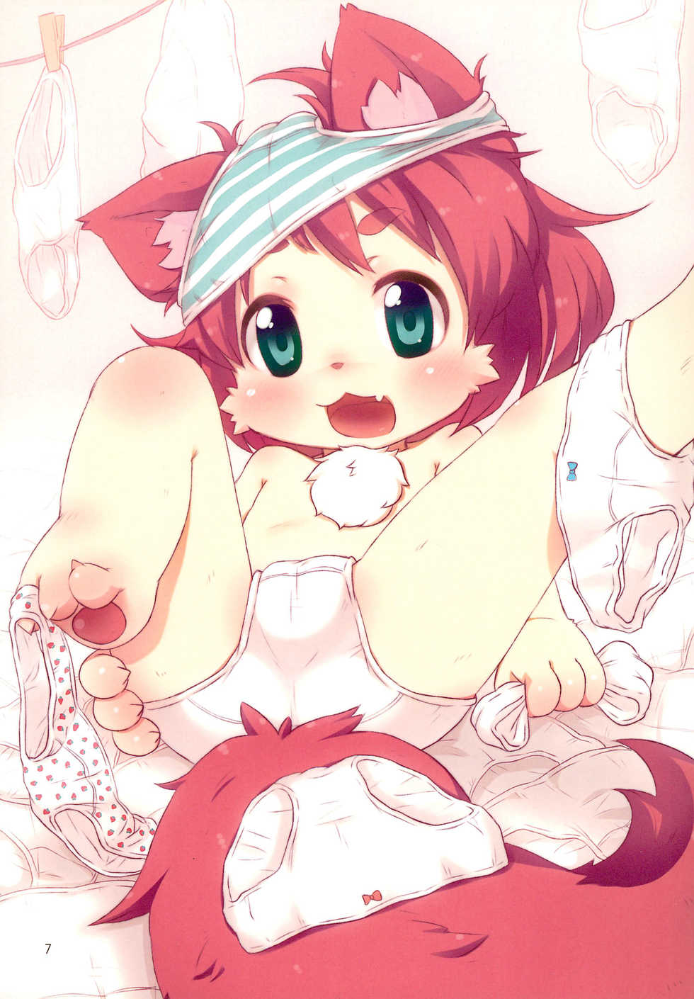 (Kemoket 2) [meloncholic (Various)] Pantsu wa Kaburu Kemo! - Page 7