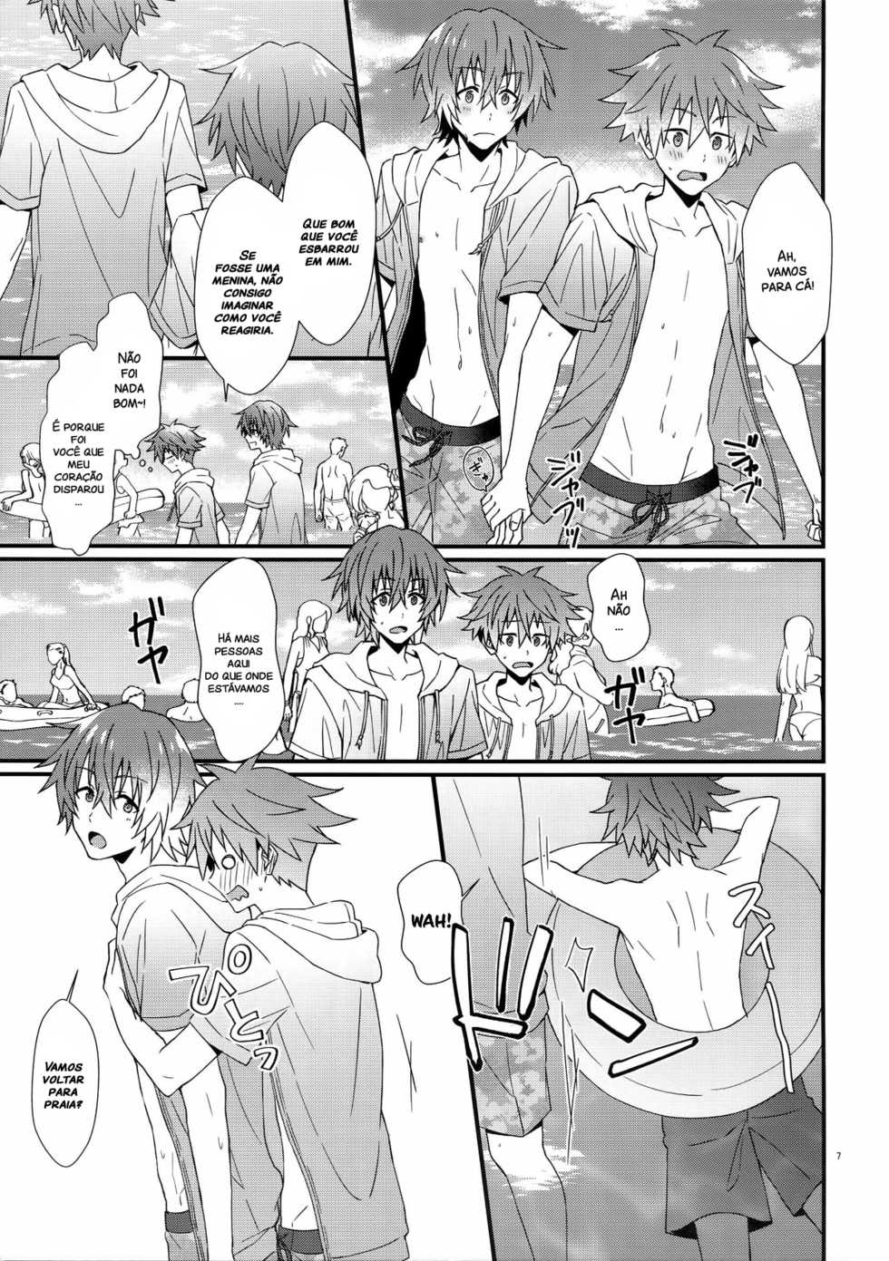 (MIRACLE FESTIV@L!! 16) [Roefupukaji (Nesuo)] Lucky Sukebe Summer (THE IDOLM@STER SideM) [Portuguese-BR] [Hentai Season] - Page 6