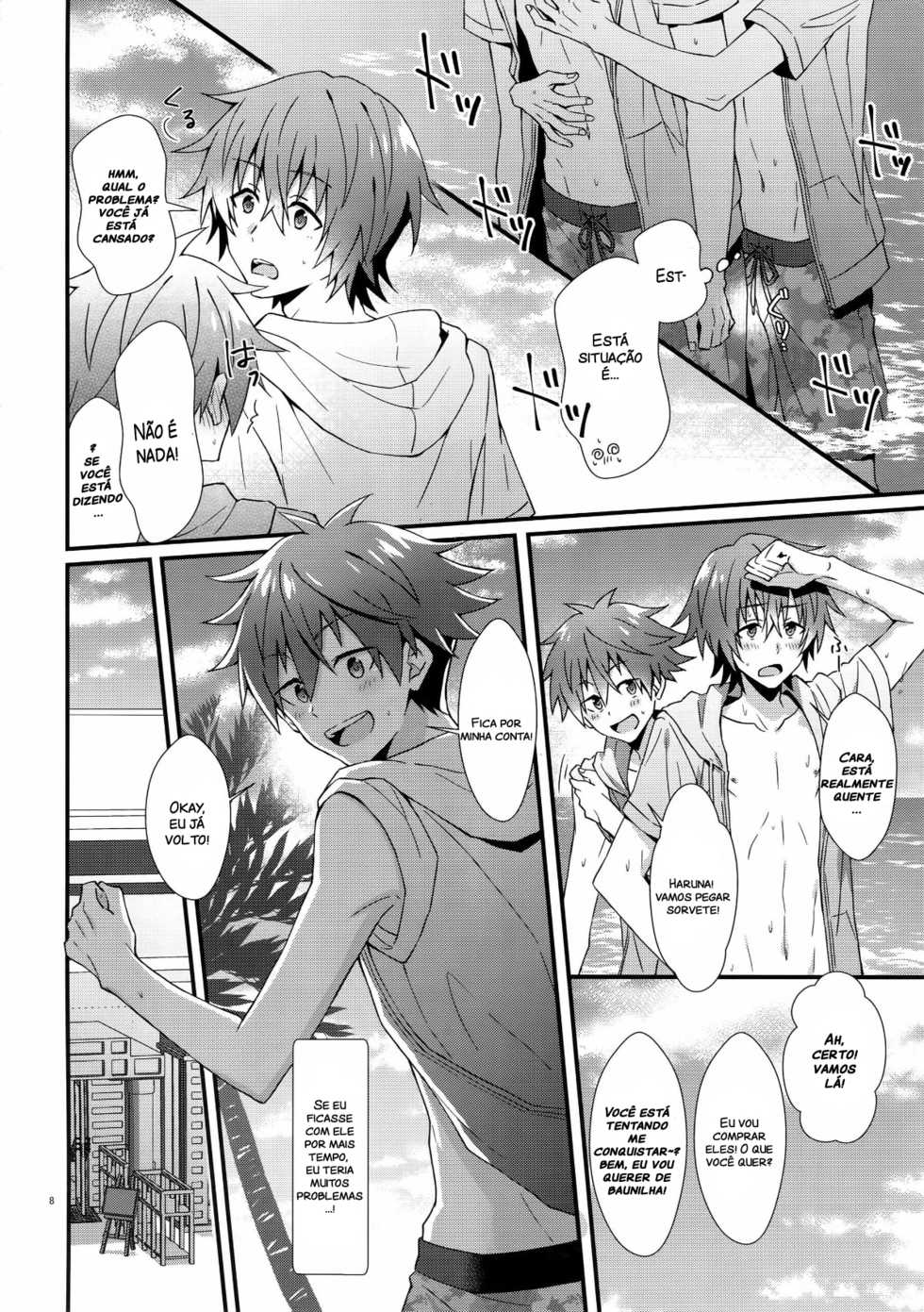 (MIRACLE FESTIV@L!! 16) [Roefupukaji (Nesuo)] Lucky Sukebe Summer (THE IDOLM@STER SideM) [Portuguese-BR] [Hentai Season] - Page 7