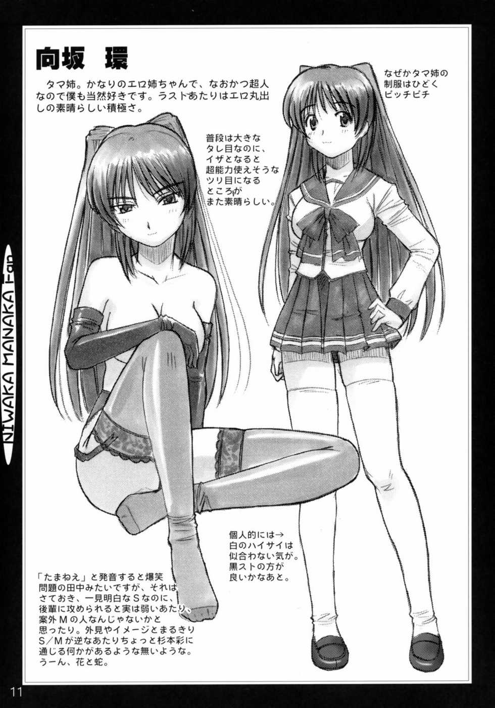 (C68) [in the WATER. (Uona Telepin)] Niwaka Manaka Fan (ToHeart 2) - Page 10