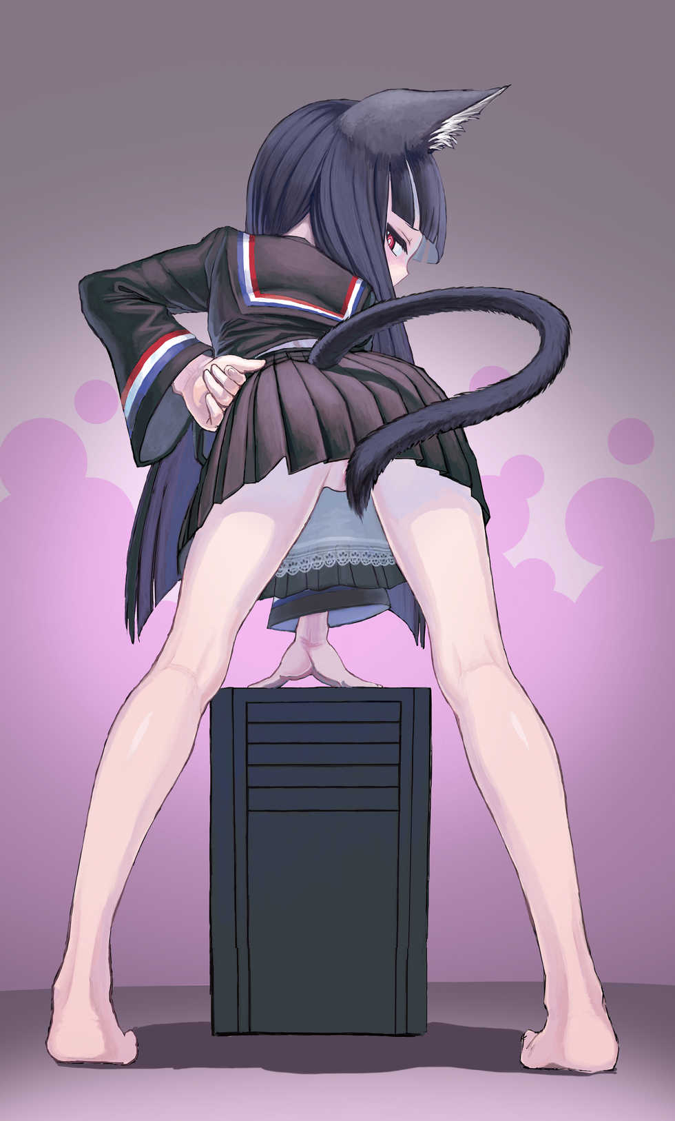 [hayanyeR] Hatsujouki Seiraakyatto ni "Shori" o Tanomareru no Maki | A Catgirl In Heat Wearing A Schoolgirl Uniform Asks To Be "Treated" [English] [head empty] - Page 5