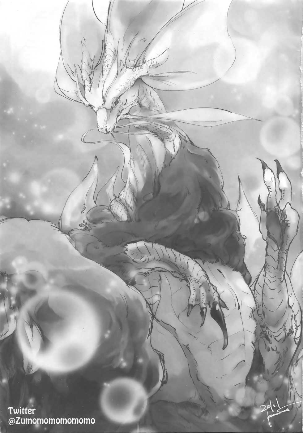 (Kemoket 5) [Hoshi Futatsu. (Yoo Oona)] Tsukiyo ni Haeru Awa no Hana | 달밤에 빛나는 거품의 꽃 (Monster Hunter) [Korean] [LWND] - Page 2