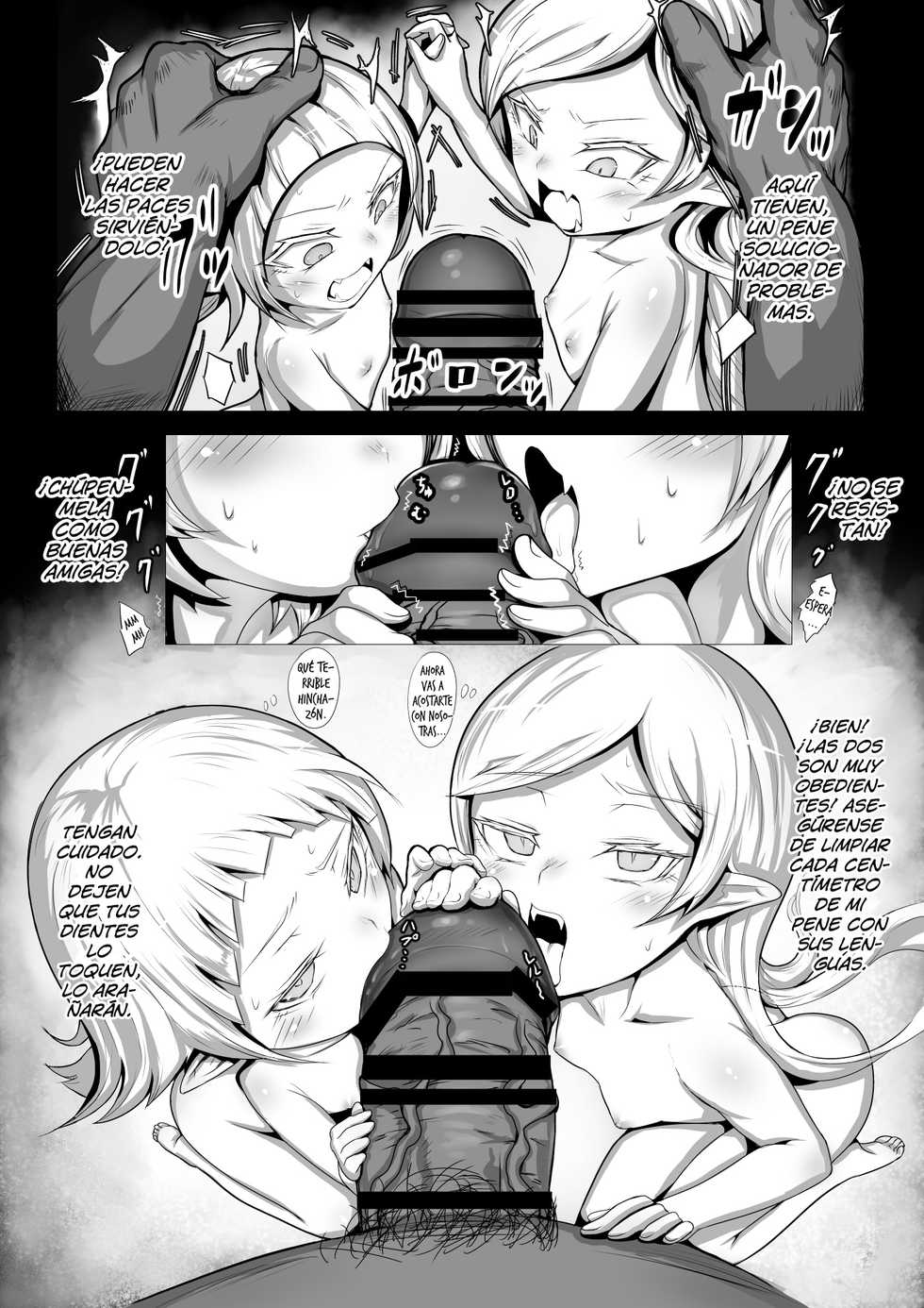 [Radical Tenshi (Dynamite Tomokazu)] LOYAL BLOOD ~Loli Kyuuketsuki ni Seieki Suwasete Choukyou shite mita~ (Bakemonogatari)  [Spanish] [Hellsing Scans] - Page 12