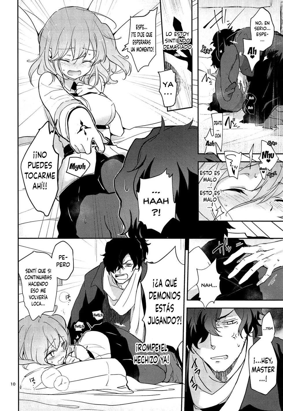 (Dai 18-ji ROOT4to5) [macrown (Akizuki Mac)] Kaima ni Osowarete Kandoage Joutai ni Nacchatta Gudako no IGuda Bon (Fate/Grand Order) [Spanish] [Anime no Mansebia] - Page 9
