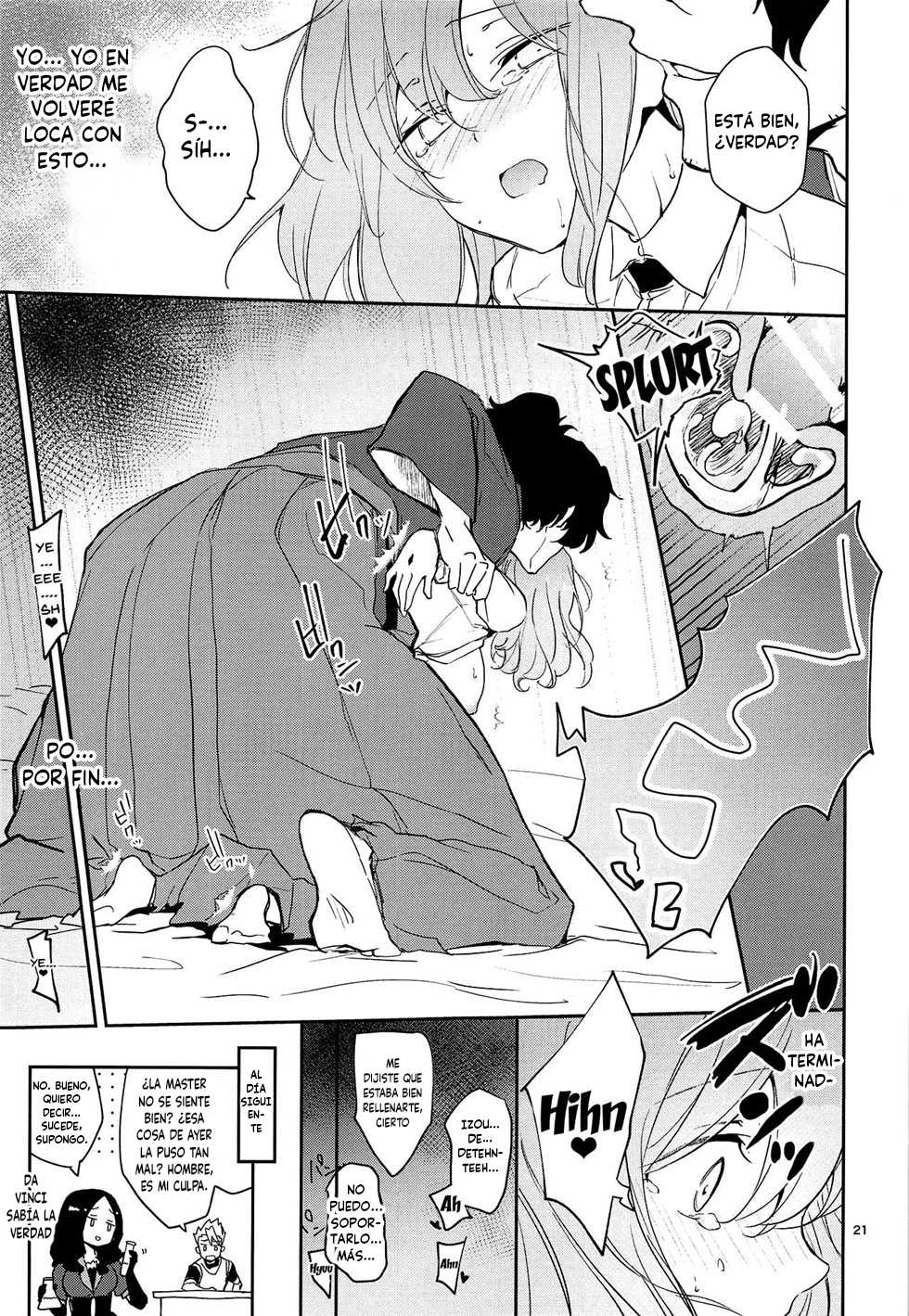 (Dai 18-ji ROOT4to5) [macrown (Akizuki Mac)] Kaima ni Osowarete Kandoage Joutai ni Nacchatta Gudako no IGuda Bon (Fate/Grand Order) [Spanish] [Anime no Mansebia] - Page 20