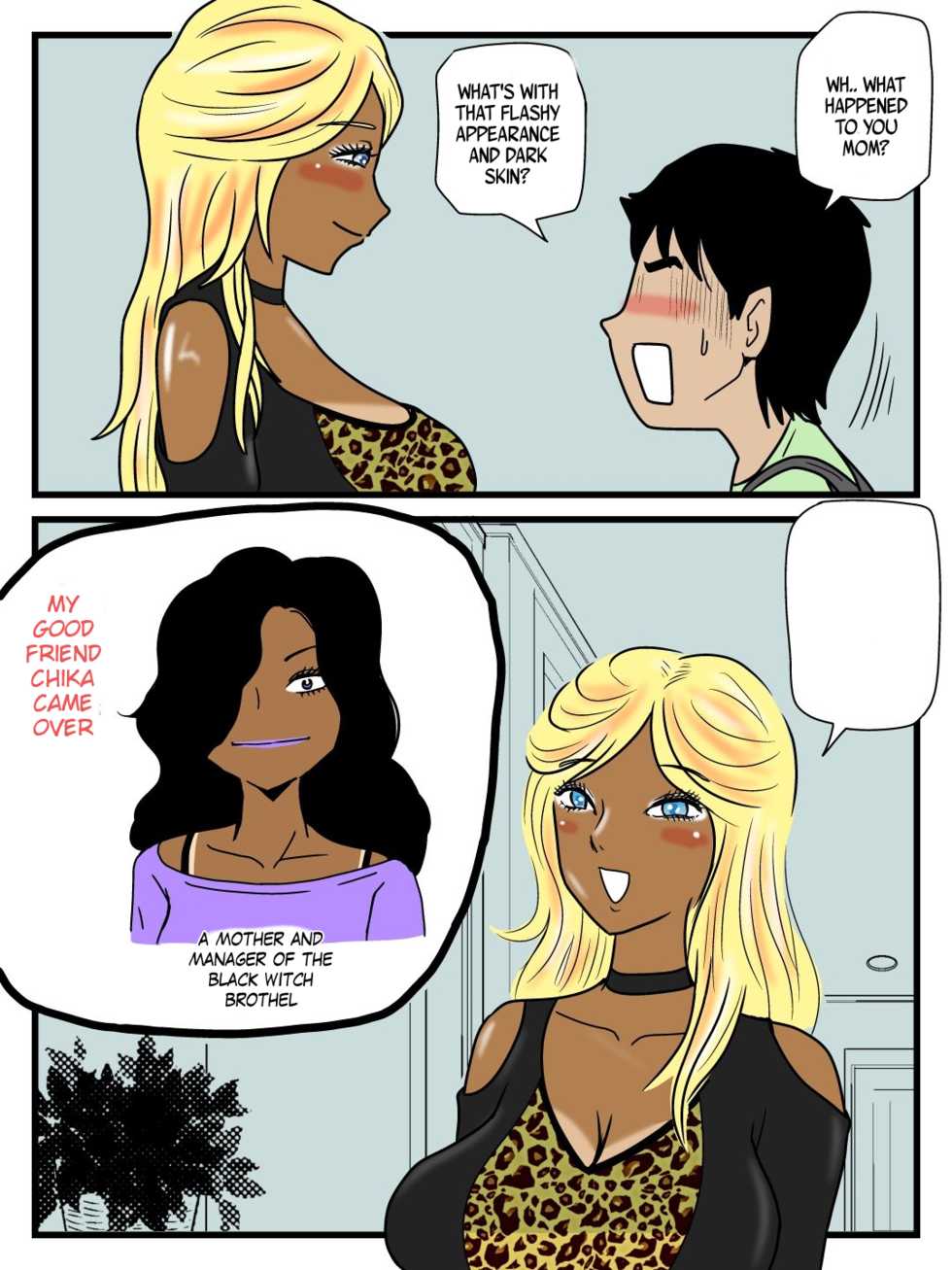 [Momoziri Hustle Dou] Majime na Haha ga Akuyuu no Eikyou de Bitch ni Natte ita | My Mother became a Bitch because of her Friend [English] [KuroNoOu] - Page 4