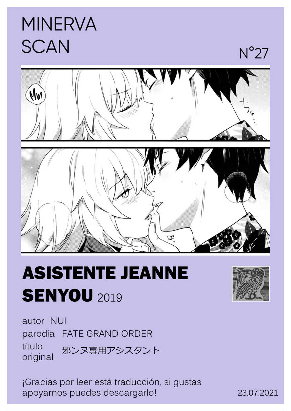 (C96) [Nui GOHAN (Nui)] Jeanne Senyou Assistant | Asistente Jeanne Senyou (Fate/Grand Order) [Spanish] - Page 29