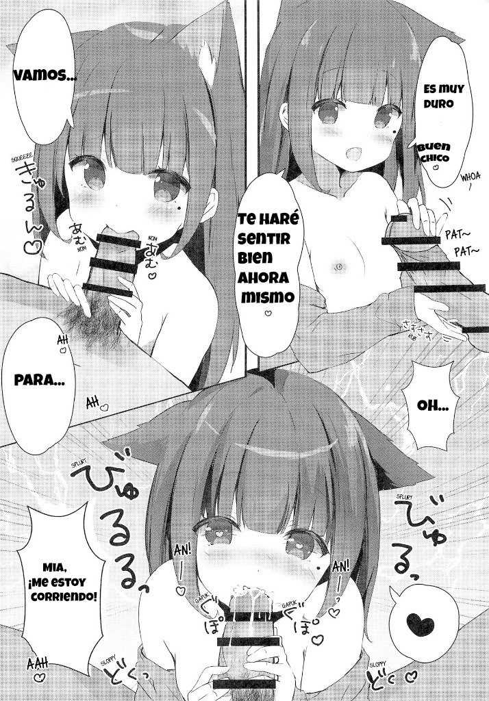 (C95) [PoyoPoyoSky (Saeki Sola)] Onii-chan Nekomimi wa Osuki desu ka? | Onii-chan, do you like cat ears?  [Spanish] [CLDE] - Page 7