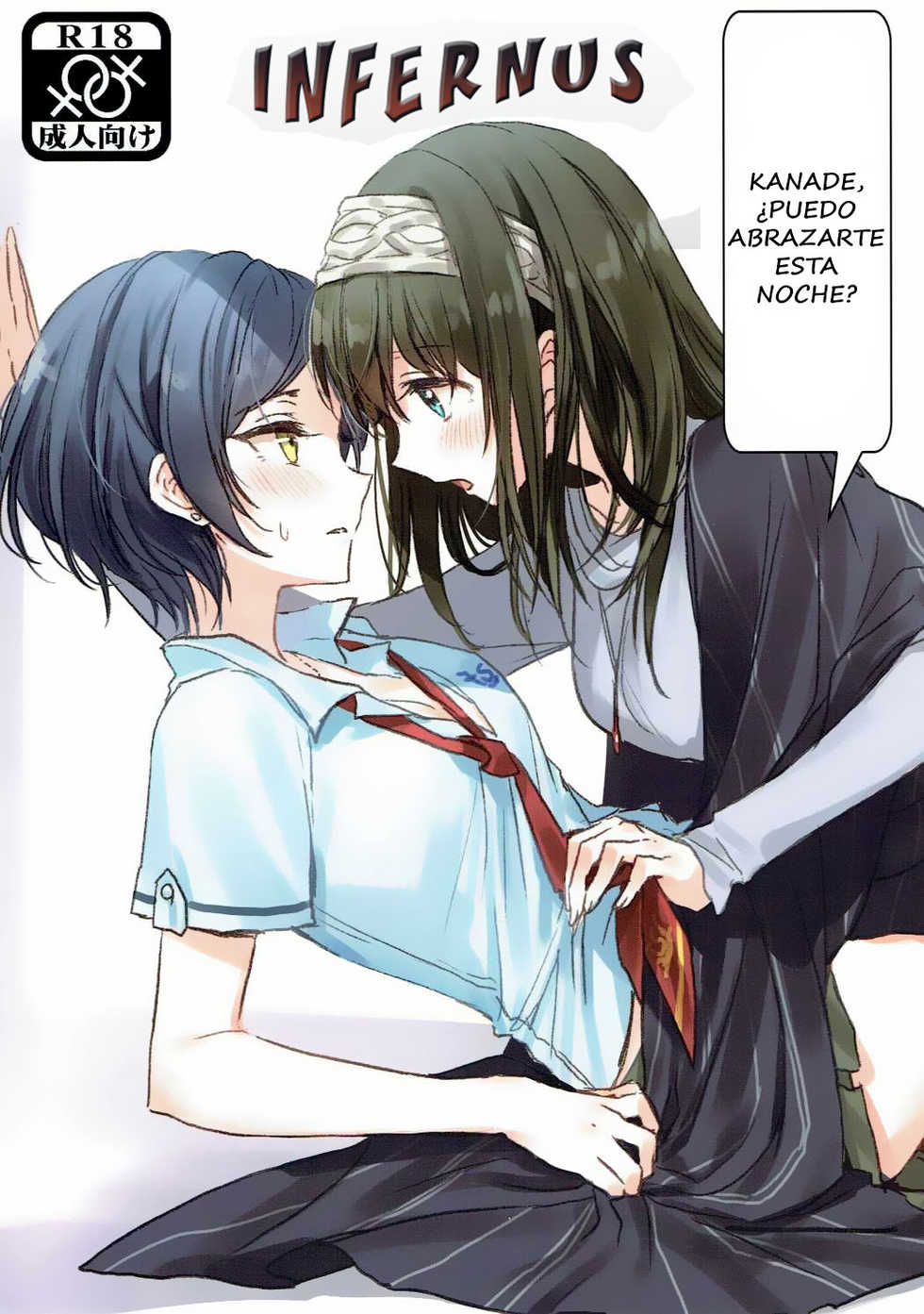 (Utahime Teien 11) [Tsuki no Uragawa (Romi)] Kanade-san, Daitemo Yoroshii Deshouka | Kanade, ¿Puedo Abrazarte Esta Noche? (THE iDOLM@STER CINDERELLA GIRLS) [Spanish] [INFERNUS] - Page 1