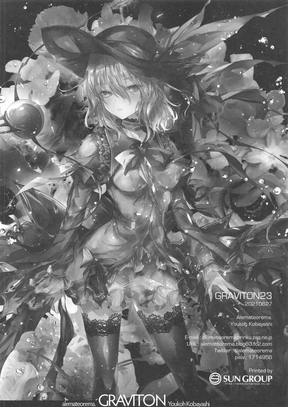 (MBFes TOKYO in PLAZA MAAM 6-gatsu) [Alemateorema (Kobayashi Youkoh)] GRAVITON23 (Touhou Project) - Page 9