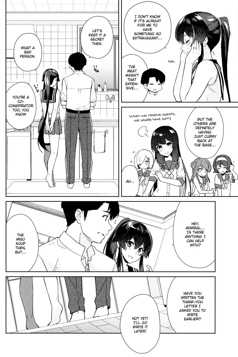 (C94) [Rosapersica (Ichinomiya)] Keijun Yahagi wa Koi o Shita. Ge | Light Cruiser Yahagi Fell In Love - Third (Kantai Collection -KanColle-) [English] [syraku] - Page 6