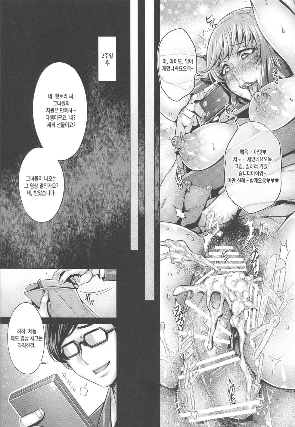 (C96) [Keigai Tengen (Momofuki Rio)] Sennou Hitozuma wa Nikuyoku Gangu Tester (Girls und Panzer) [Korean] - Page 23