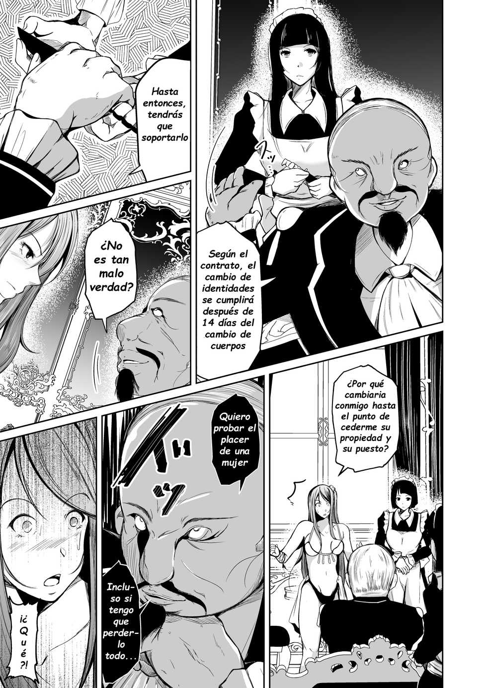 [Iwashita Shoten (Iwashita)] Kizoku to Dorei no Irekawari ~ Subete o Te ni Ireta Otoko ~ | Intercambio entre aristócrata y esclava ~ El hombre que lo tiene todo ~ [Spanish] - Page 10