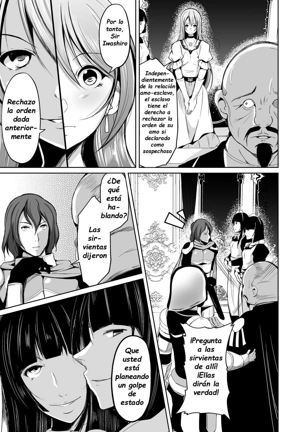 [Iwashita Shoten (Iwashita)] Kizoku to Dorei no Irekawari ~ Subete o Te ni Ireta Otoko ~ | Intercambio entre aristócrata y esclava ~ El hombre que lo tiene todo ~ [Spanish] - Page 36