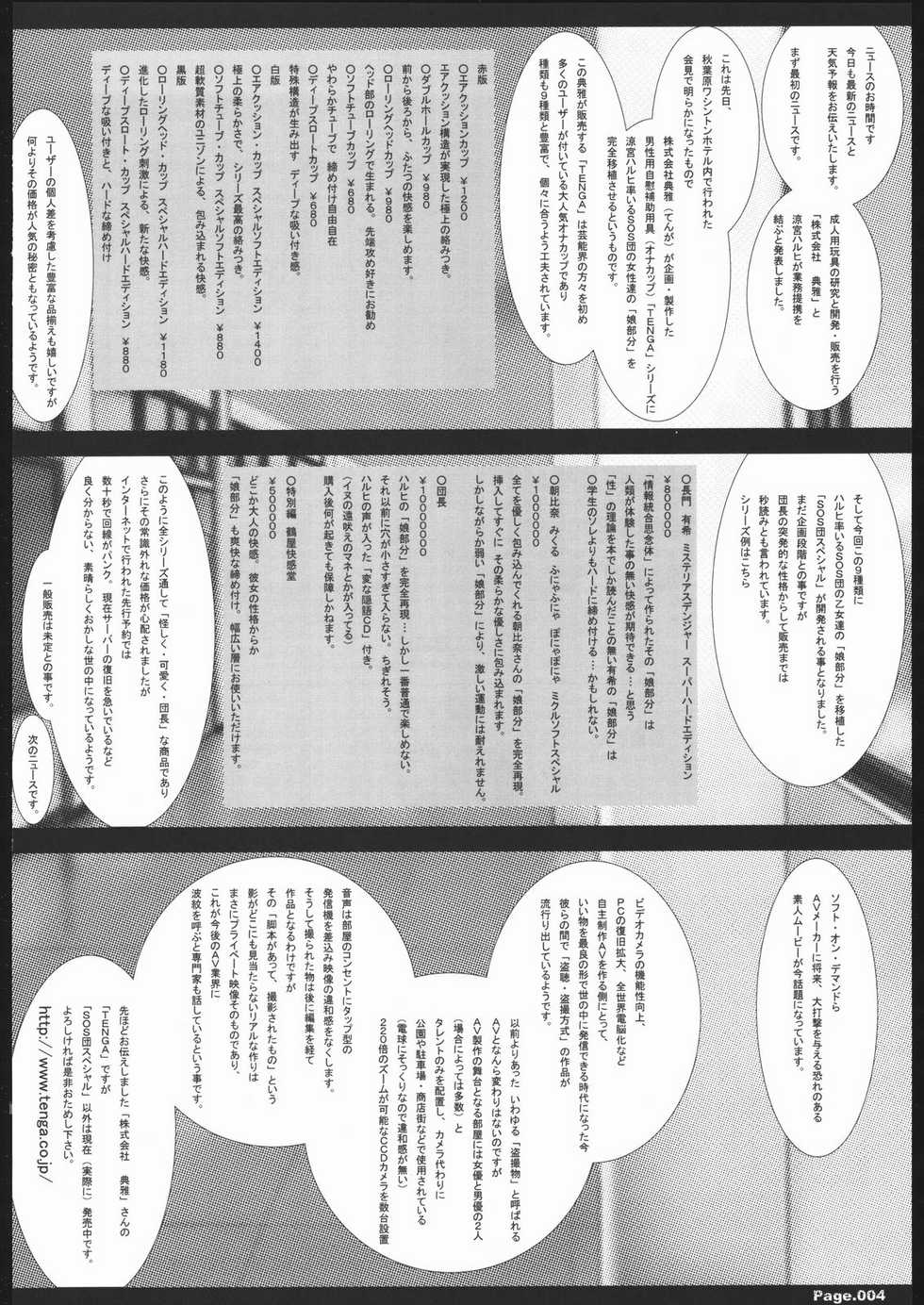 [KINDANDOWA (tomomaya)] Deihen x Takasa &divide; Haruhi (Suzumiya Haruhi no Yuuutsu) - Page 3