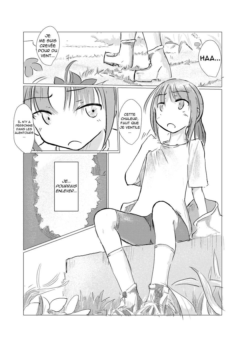 [Rorerore-ya (Roreru)] Kyuuka no Shoujo wa Yamaoku e [French] - Page 9