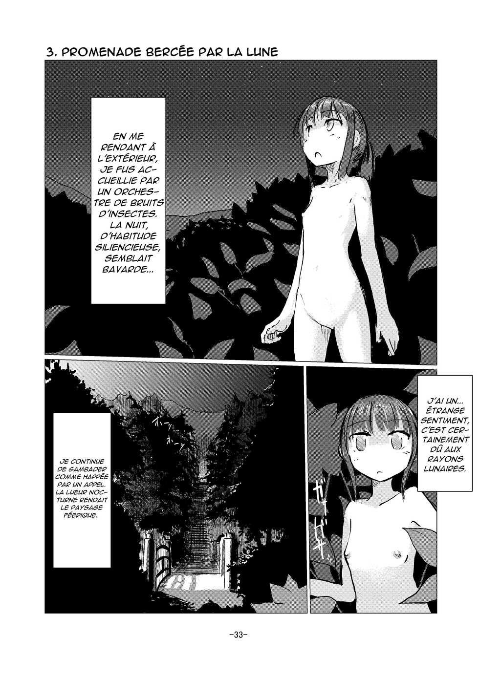 [Rorerore-ya (Roreru)] Kyuuka no Shoujo wa Yamaoku e [French] - Page 34