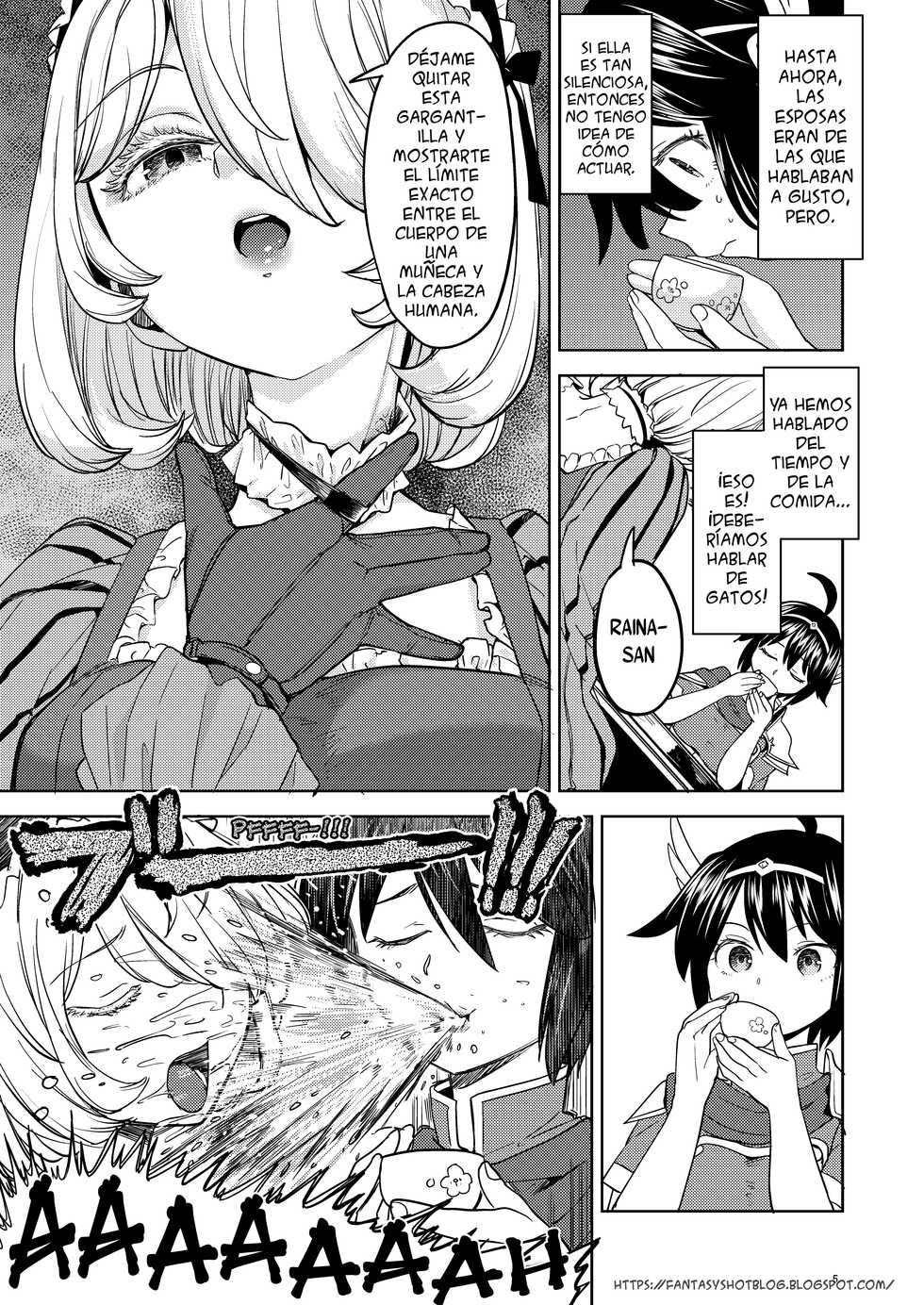 [Nedaore (Ayane)] Onna Yuusha ni Tensei Shitara Mazoku no Tsuma ga 5-nin mo Irurashii 4 [Spanish] [Heen.Shot] [Digital] - Page 6