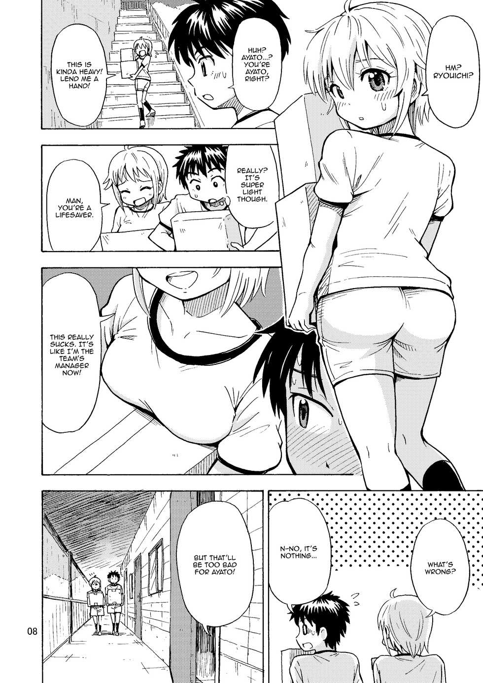 [Yoshida Gorou Shoukai (Yoshida Gorou)] Shinyuu ga Onnanoko ni Narimashita | My Best Friend♂ Became a Girl [English] [Panatical] - Page 9