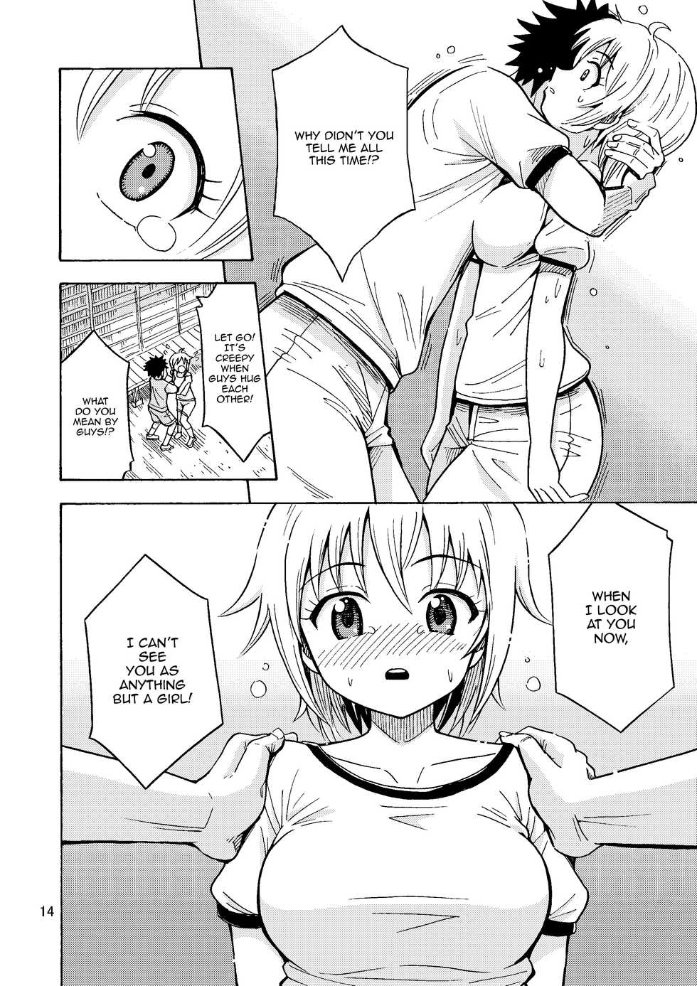 [Yoshida Gorou Shoukai (Yoshida Gorou)] Shinyuu ga Onnanoko ni Narimashita | My Best Friend♂ Became a Girl [English] [Panatical] - Page 15