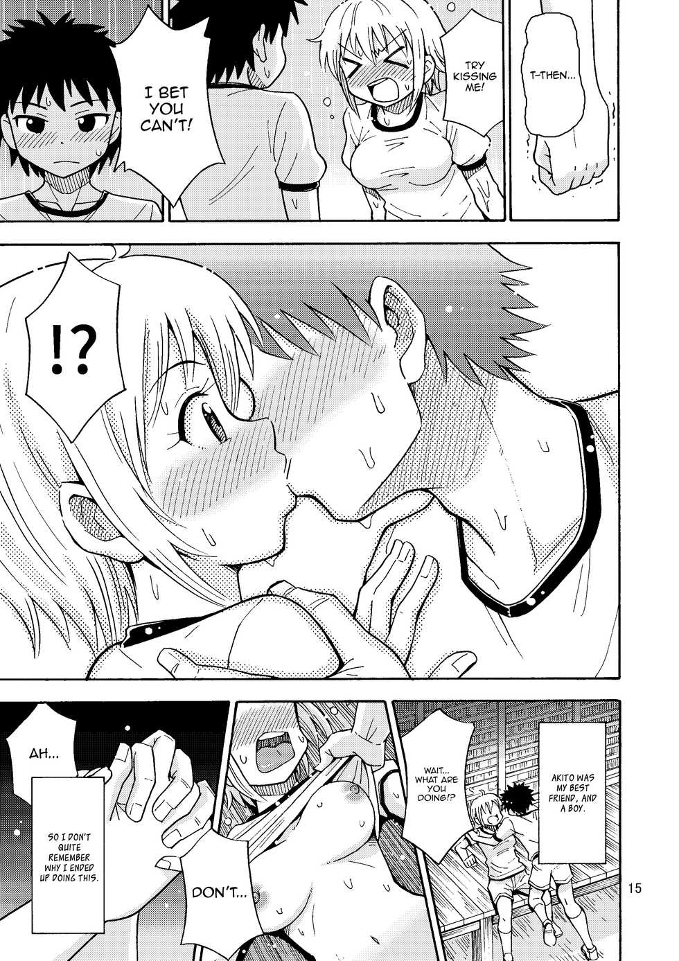 [Yoshida Gorou Shoukai (Yoshida Gorou)] Shinyuu ga Onnanoko ni Narimashita | My Best Friend♂ Became a Girl [English] [Panatical] - Page 16