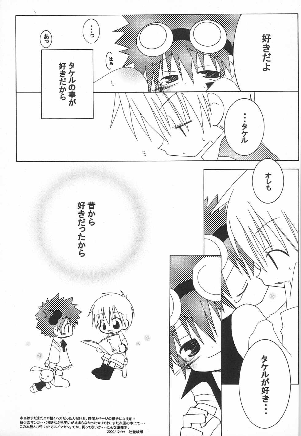 (C59) [TOPS (Tsujidou Ayase, Chako)] JAM GAM SIROP (Digimon) - Page 17