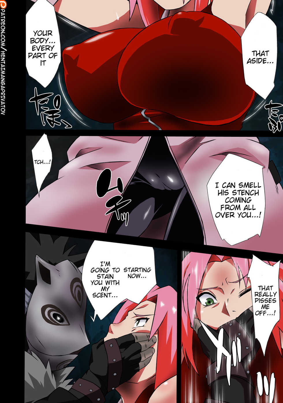 (COMIC1☆8) [Karakishi Youhei-dan Shinga (Sahara Wataru)] Saboten Nindou -Ibun- (NARUTO) [English] [Colorized] [Incomplete] - Page 5