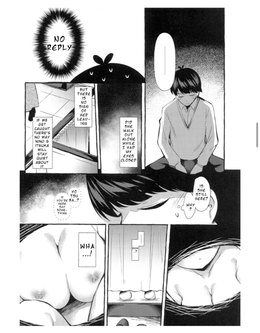 [Apple Effect (MurasakiO)] Yotsuba to Shichakushitsu de H Shiyo (Gotoubun no Hanayome) [English] - Page 9