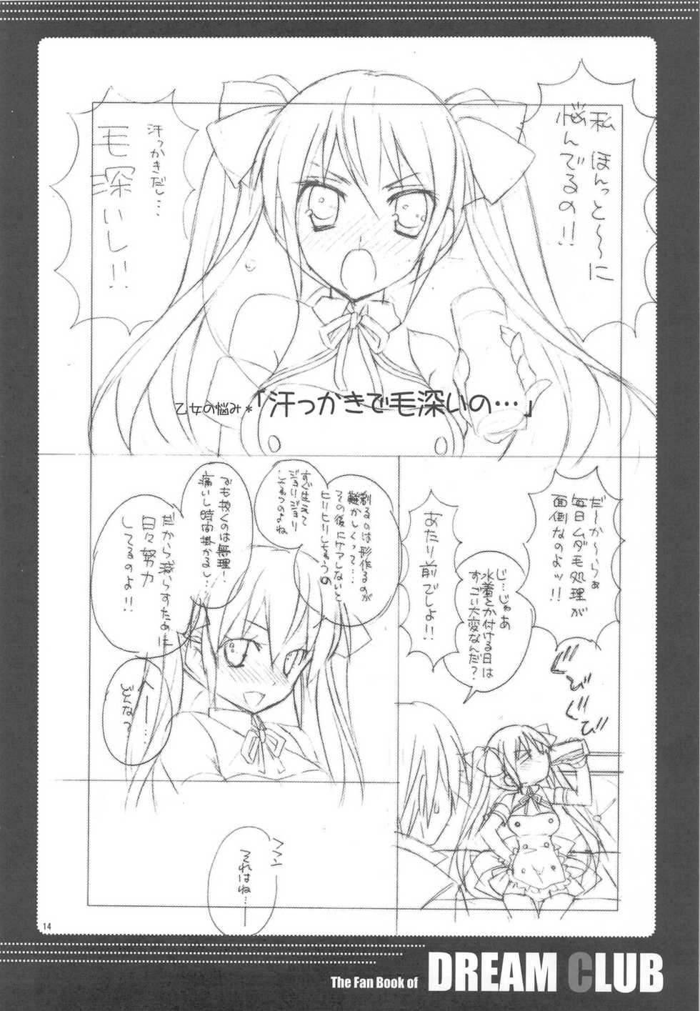 (C77) [Tenjikuya & Neuromancer (Kannon Ouji & Mochizuki Nana)] Magma wo Nomu no da! (DREAM C CLUB) - Page 14