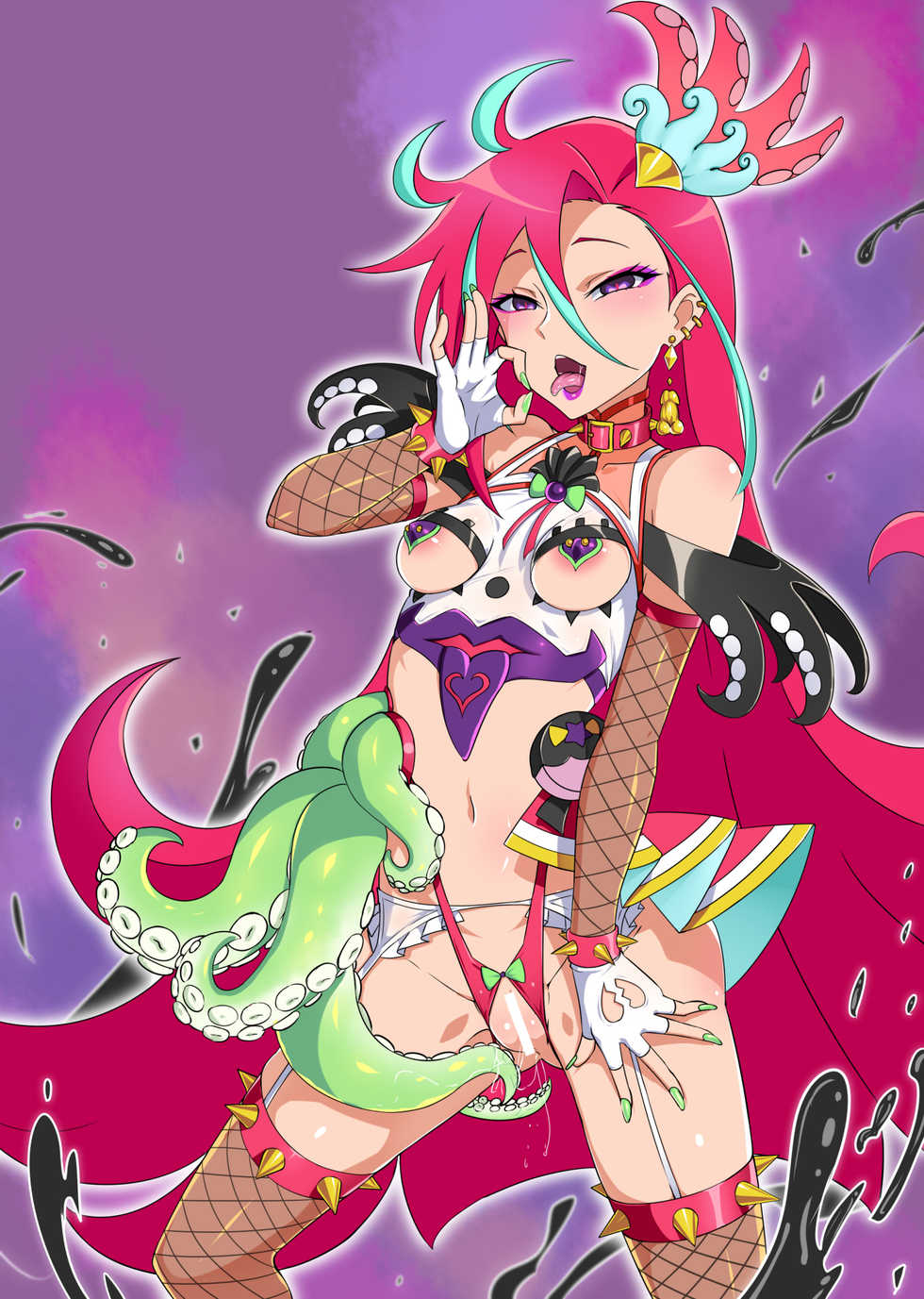 [Gozaru] Aku Ochi Sennou Cure Octopus (Tropical-Rouge! PreCure) - Page 3
