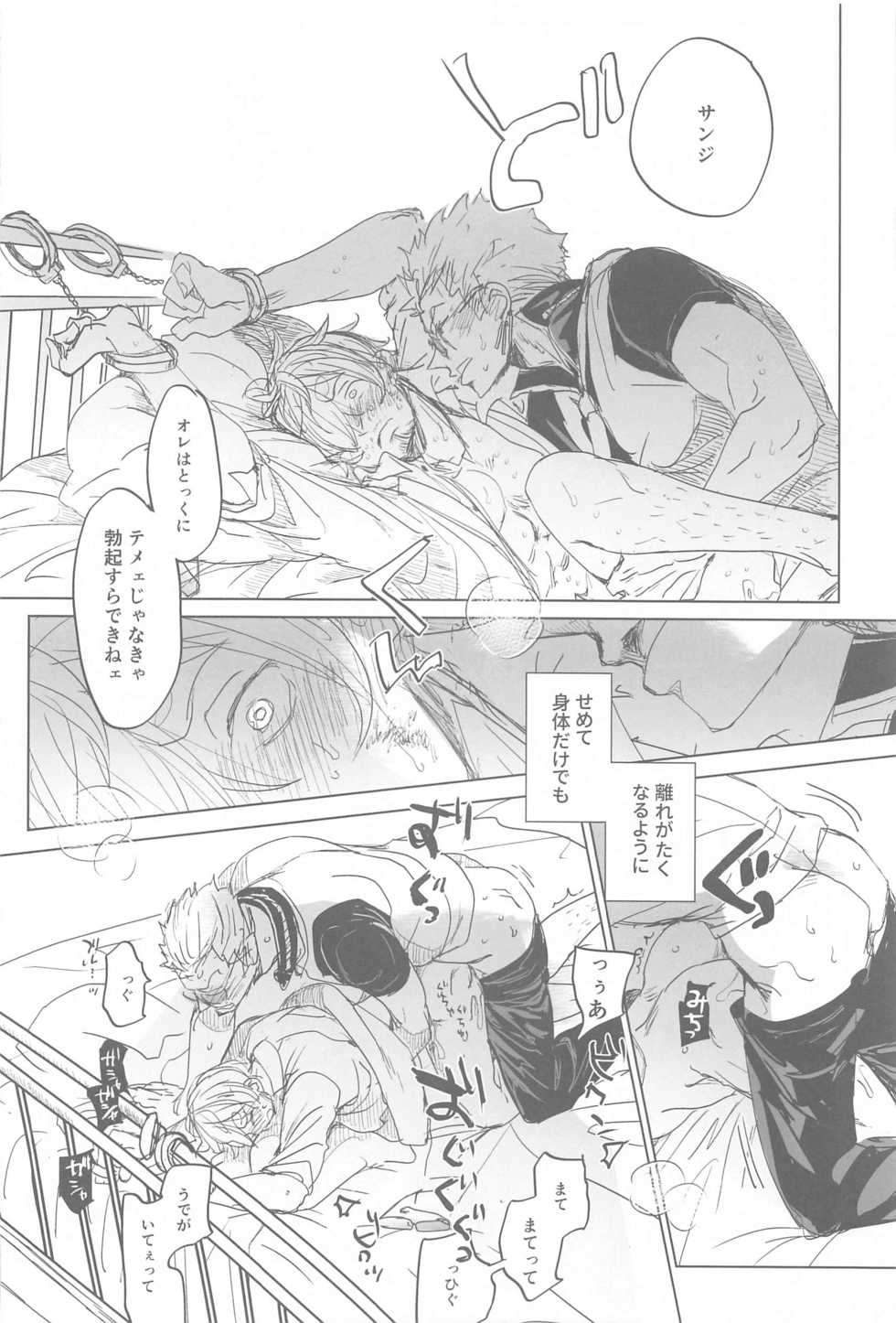 [MONOGUSA (Okada)] Tatoeba, Omae ga Saki ni Shindara Ore wa (One Piece) - Page 19