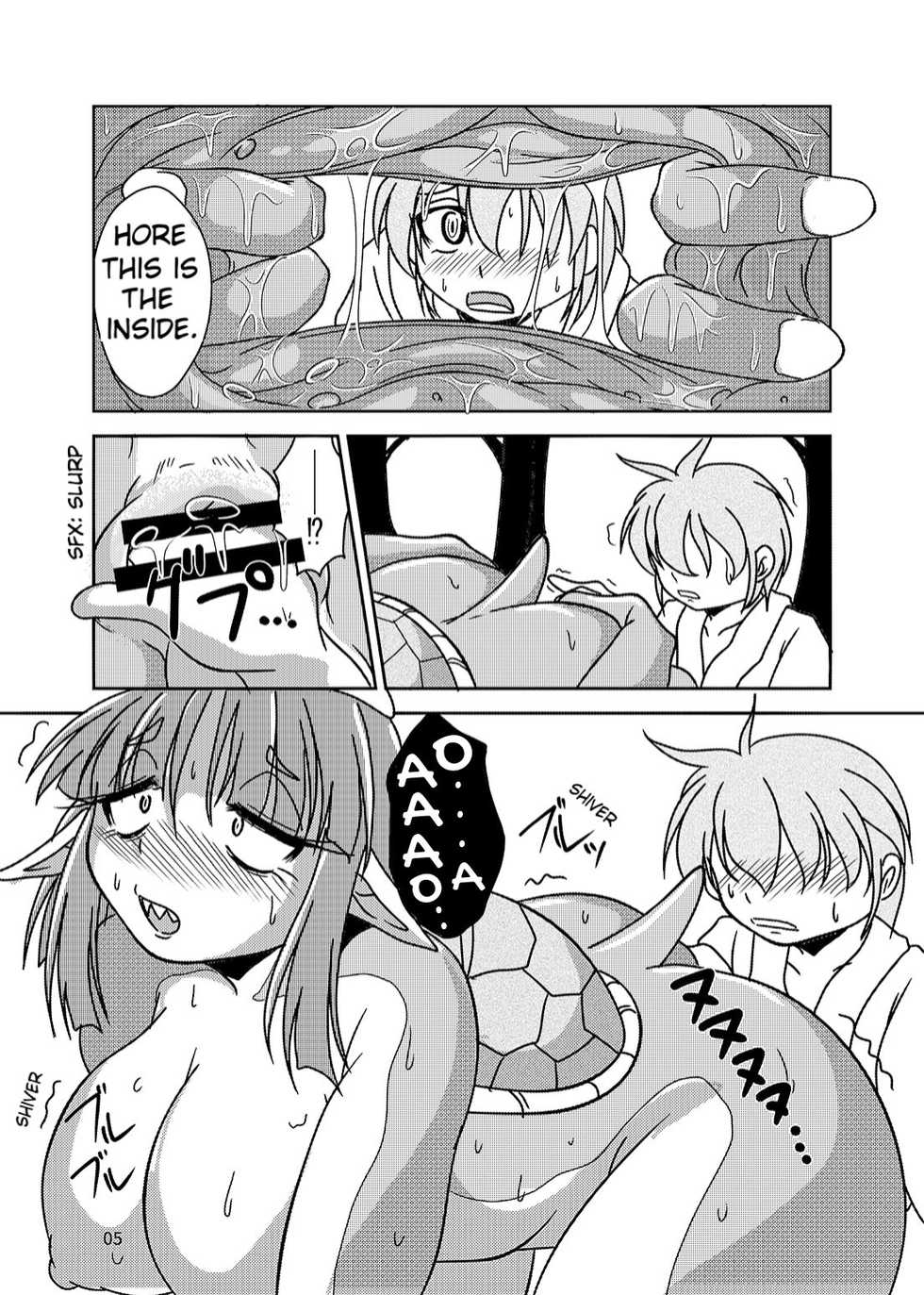 (C95) [Hermit9 (bankokudou)] Anal Vore Goudou / Kappa [English] - Page 3