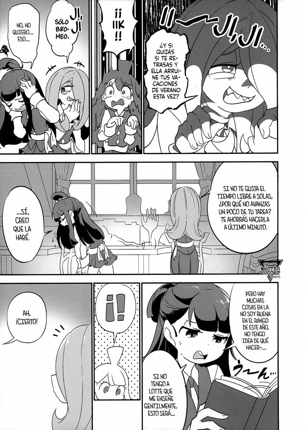 (C93) [TEBACO (tama)] Summer holiday, Again. (Little Witch Academia)  [Spanish] [Mister Nugget] - Page 11
