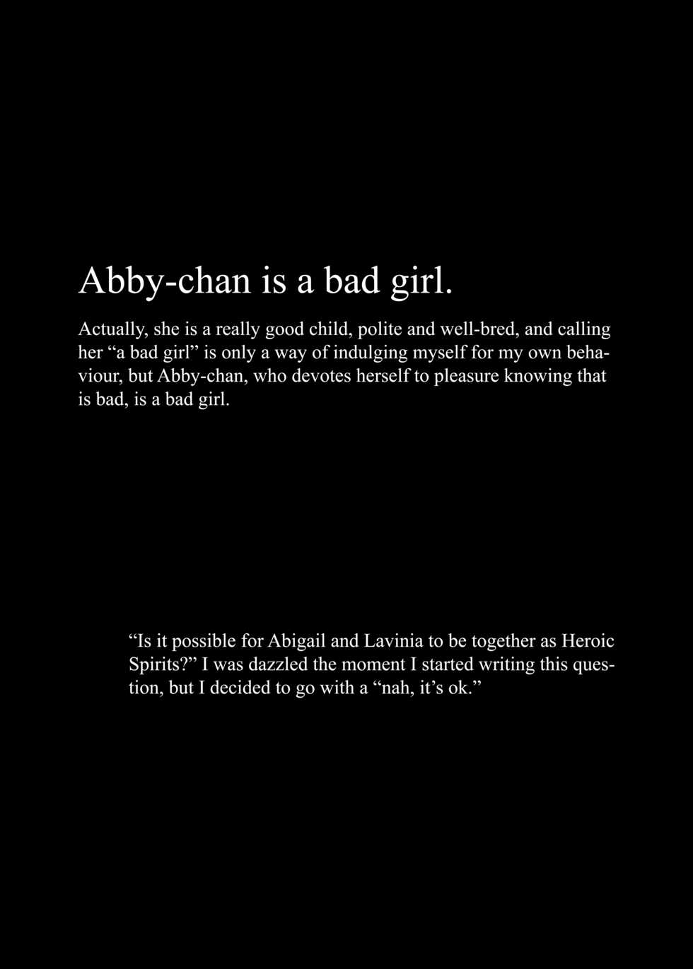 [Sakura Garden (Shirosuzu)] Chaldea Outdoor Challenge Abby-chan to Issho 2 | Chaldea Outdoor Challenge with Abby-chan 2 (Fate/Grand Order) [English] [The Blavatsky Project] [Digital] - Page 3