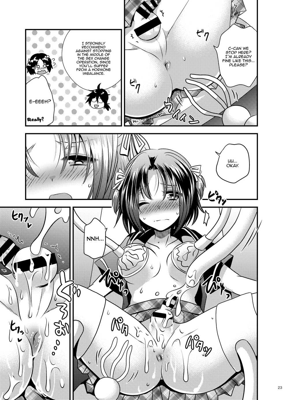 [Story Circle (Matsuzono, Seto Kouhei)] Nyotaika Kikai | Sex-Swap Machine [English] [Panatical] [Digital] - Page 22