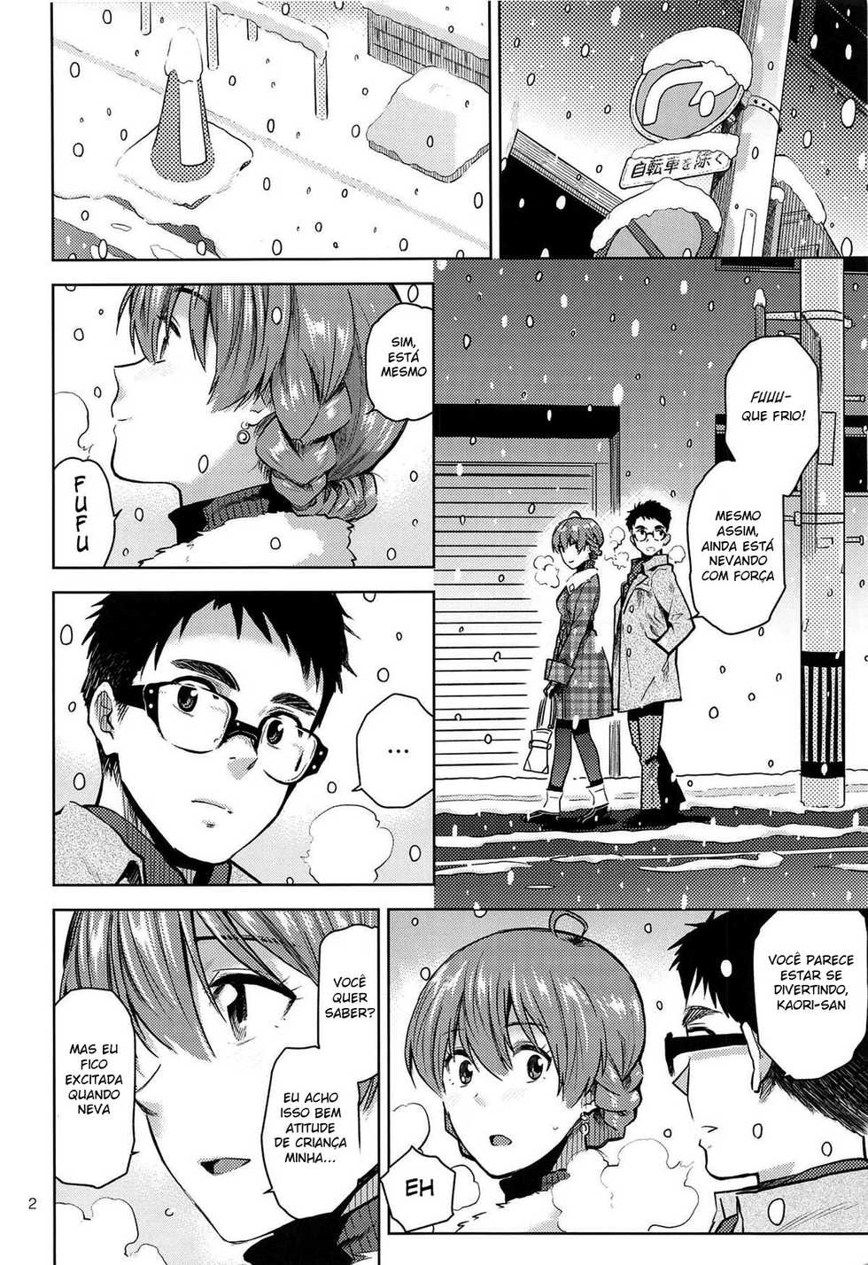 (C95) [Aimasutei (Fumitsuki Yuu)] Virgin Snow (THE IDOLM@STER MILLION LIVE!) [Portuguese-BR] [DiegoVPR] - Page 3