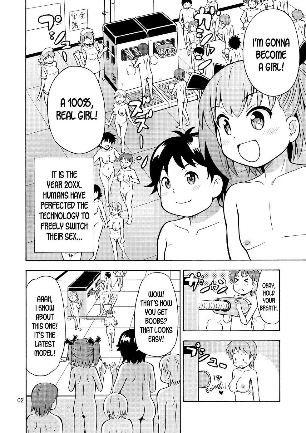 [Yoshida Gorou Shoukai (Yoshida Gorou)] Boku-tachi wa Onnanoko ni Naru! ~Onnanoko Koujou 02~ | We're gonna be girls! [English] [desudesu] [Digital] - Page 3