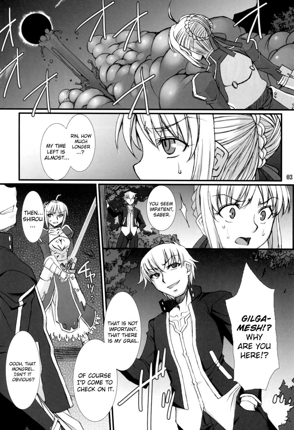 (C88) [H.B (B-RIVER)] Rin Kai -Kegasareta Aka- | Rin Destruction -Stained Red- (Fate/stay night) [English] [ChoriScans] - Page 3